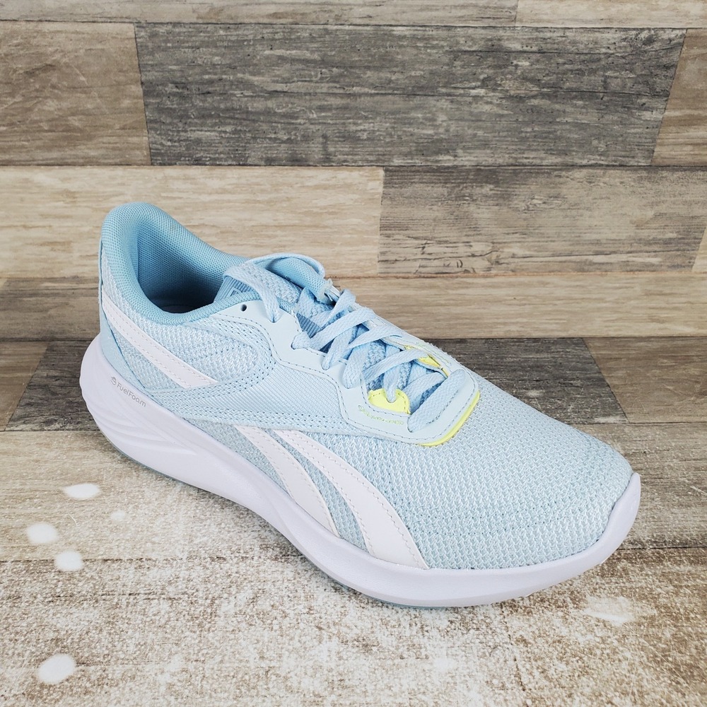 Reebok Energen Tech Womens Shoes Sz 7.5 Glablu Blupea Lace-Up Round Toe Low Top